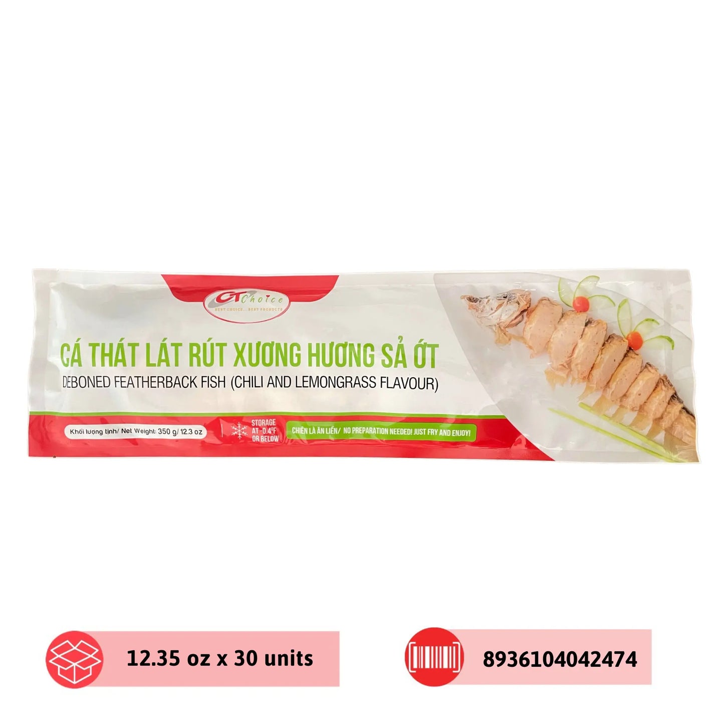 Boneless Pangasius Fish with Golden Sa 350 g