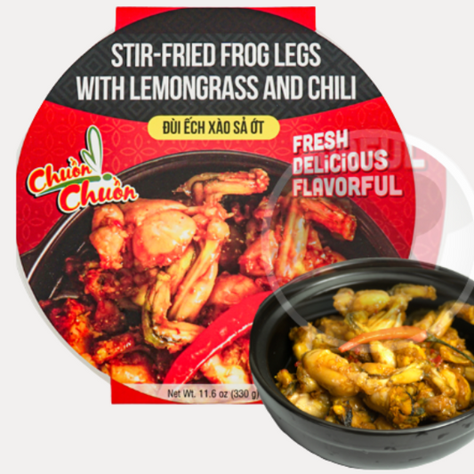Dui Ech xao xa ot - FZ FROG LEGS LEMONGRASS CHILI 330g 11.63OZ