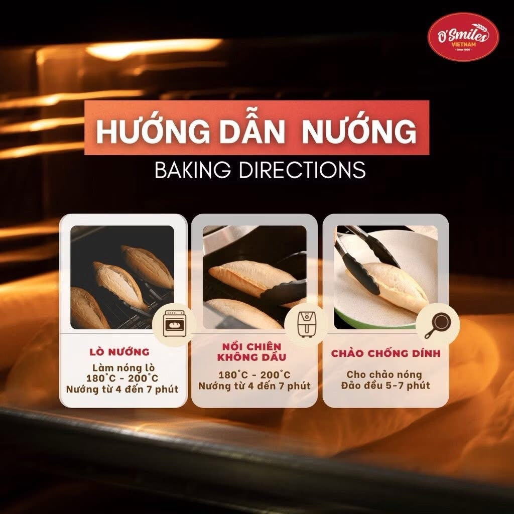Banh Mi Tuoi Truyen Thong O'Smiles 350g