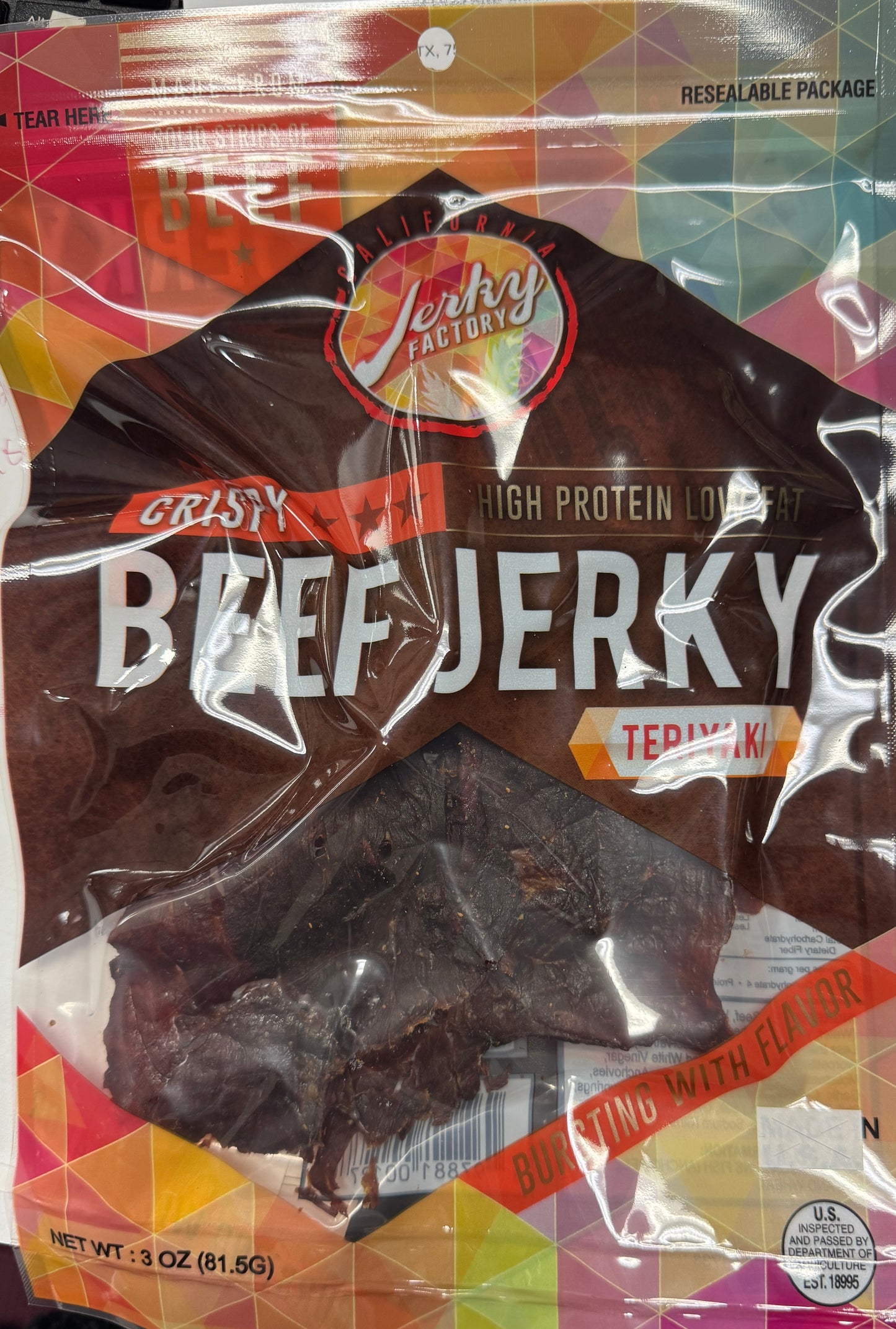 Kho Bo Crispy TERIYAKI - 3 oz Bag