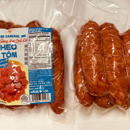 Mai Que Lo Sausage Pork &amp; Shrimp 1 lb/454 g
