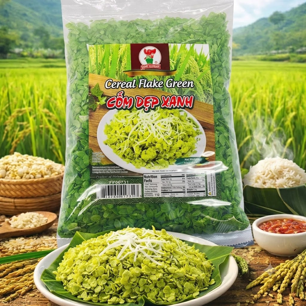 COM DEP XANH / CEREAL FLAKE GREEN 10OZ