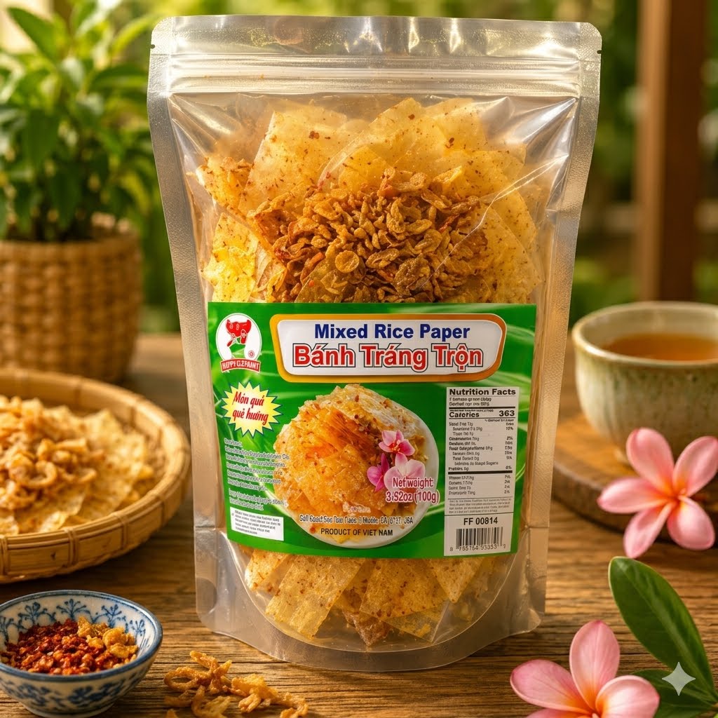 BANH TRANG TRON / MIXED RICE PAPER 3.5OZ