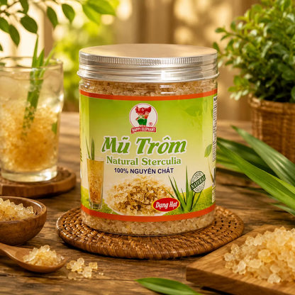MU TROM HAT NHO/SMALL NATURAL STERCULIA 24X1LB/JAR, 24LBS/CS