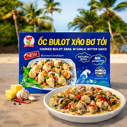 OC BULOT XAO BO TOI / COOKED BULOT SNAIL IN GARLIC BUTTER SAUCE 14OZ