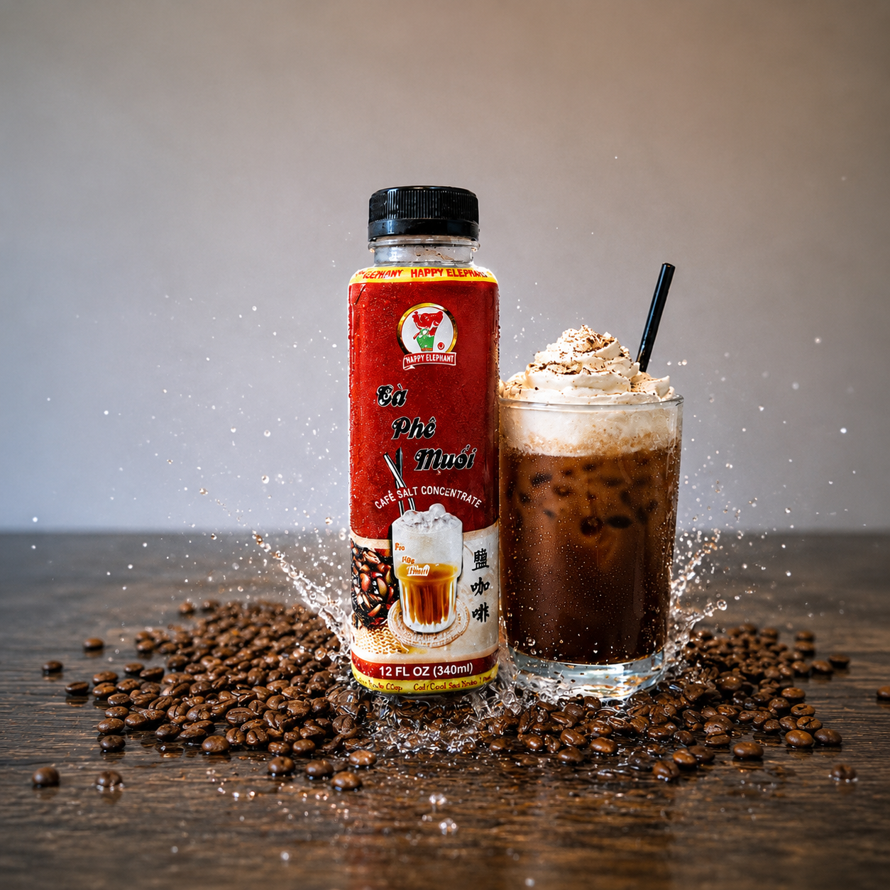 CAFE MUOI / FROZEN CAFE SALT CONCENTRATE 340ML