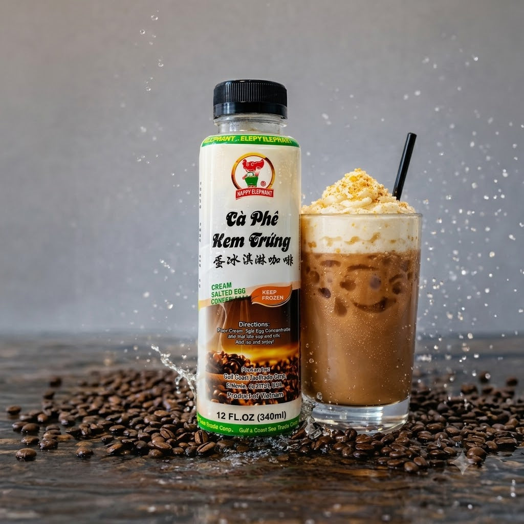 CAFE KEM TRUNG / FROZEN CREAM COFFEE EGG CONCENTRATE 340ML