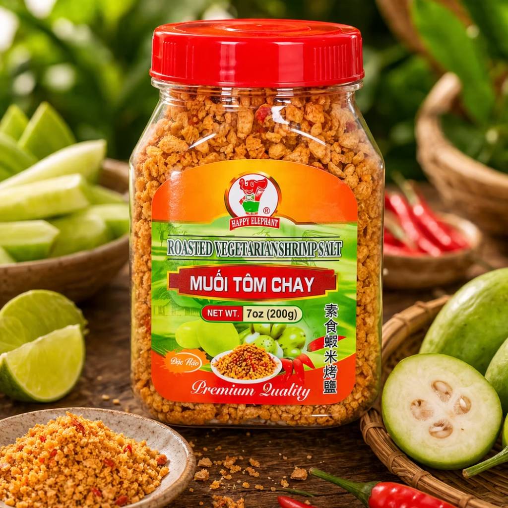 MUOI TOM CHAY/ ROASTED VEGETARIAN SHRIMP SALT 200g