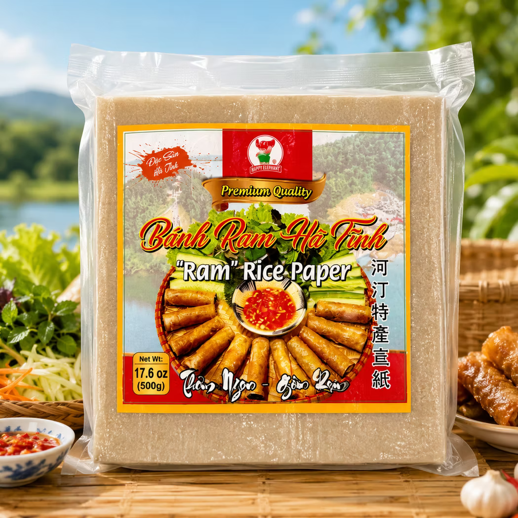 BANH RAM HA TINH / RICE PAPER 500G