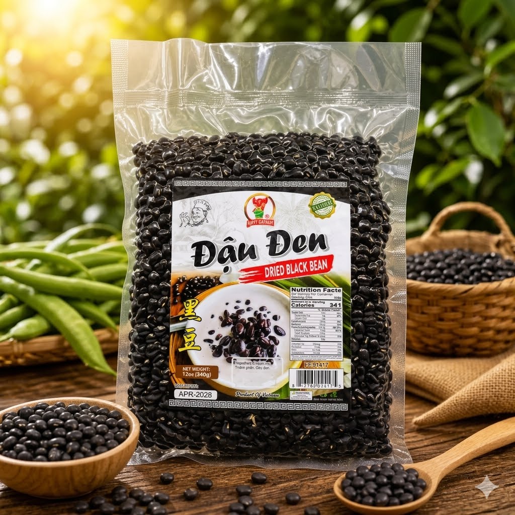 DAU DEN / DRIED BLACK BEAN 340G