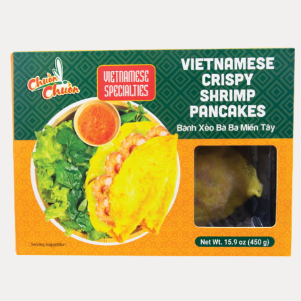 Banh xeo Ba Ba 450g - FZ CRISPY SHRIMP PANCAKES 450g 15.86OZ