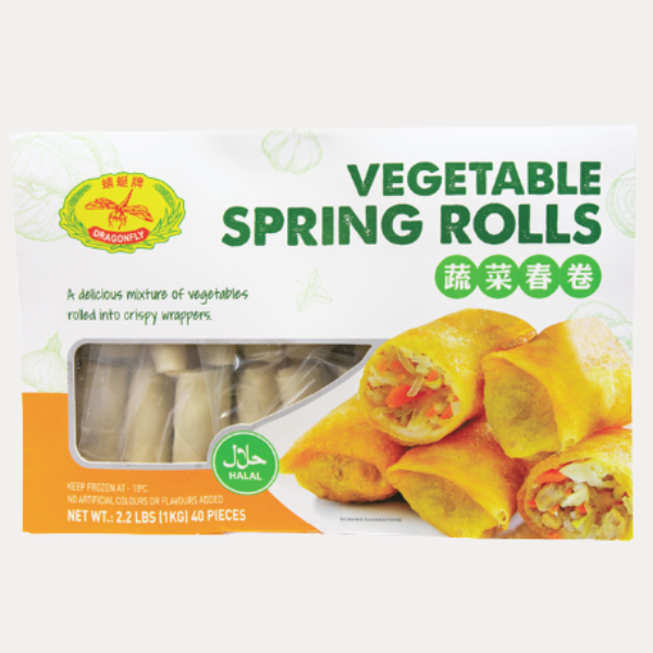 Cha gio rau cu - FZ DRAGONFLY VEGGI SPRING ROLLS 40PCS 35.24OZ