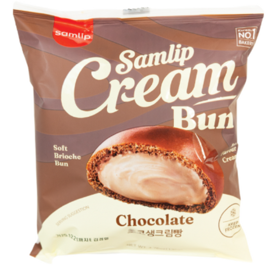 Banh Kem CHOCOLATE - FZ CHOCOLATE CREAM BUN(KOREA) 135g 4.76OZ