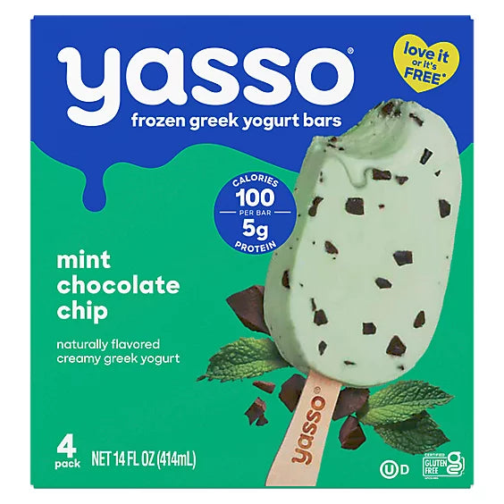 Yasso Greek Yogurt Bars Mint Chocolate Chip - 1 Count - 3.5 oz (In-Store Only)