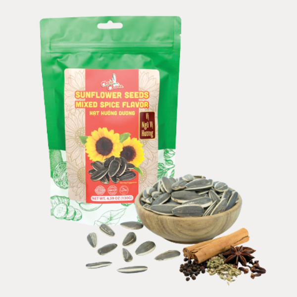 Hat huong duong vi ngu vi huong - SUNFLOWER SEEDS MIXED SPICE FL 4.58OZ