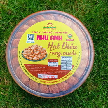 Hat Dieu Rang Muoi (con vo) 454 gram- Salted roasted cashews