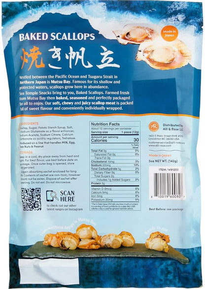 Baked Scallops snack