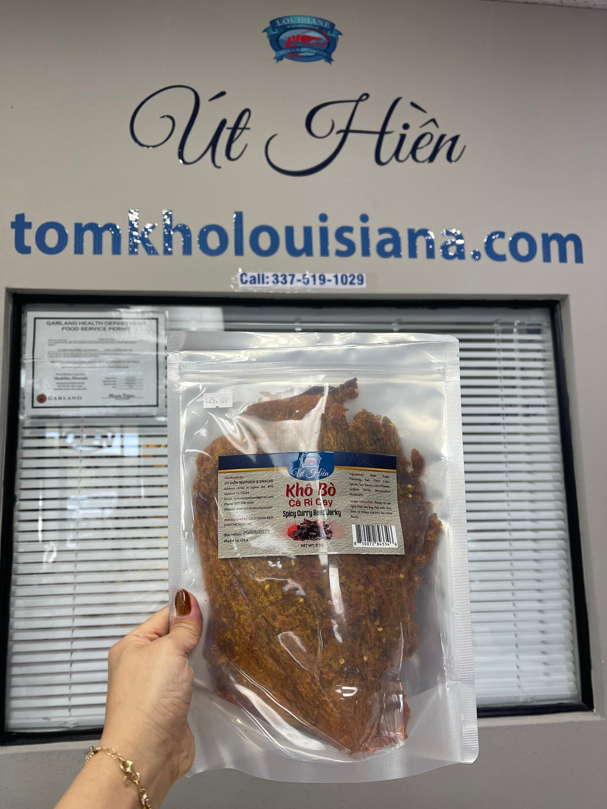 Kho Bo Mieng ca ri cay -300gram