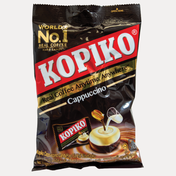 KOPIKO Keo Ca phe Sua - KOPIKO CAPPUCINO CANDY 6.12oz