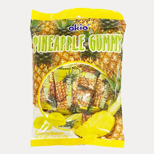 Keo Deo Okio huong Dua - OKIO PINEAPPLE GUMMY 3OZ
