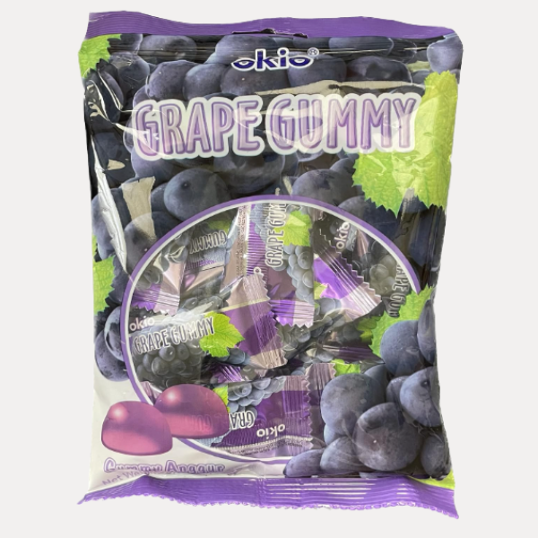 Keo Deo Okio huong nho - OKIO GRAPE FLAVOR GUMMY 3OZ