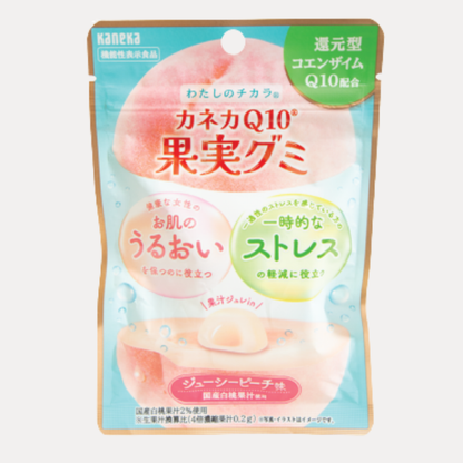 Keo Gummy Trai cay Vi Dao Mong  - Q10 GUMMY PEACH 2.8OZ