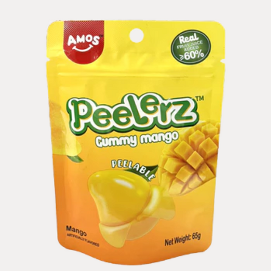 Keo deo huong Xoai lot vo - Peelerz Gummy Mango 65g