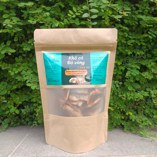 Khô Cá Đù Cháy Tỏi 0.22 lb/100 g