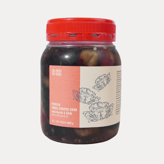 Mam ba khia tron toi ot - Pickled Crab With Garlic & Chil 600g