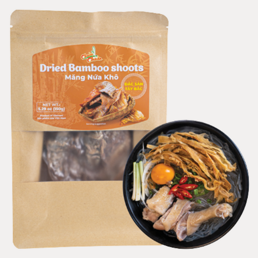 Mang nua kho 150g - DRIED BAMBOO SHOOTS 150g 5.3OZ