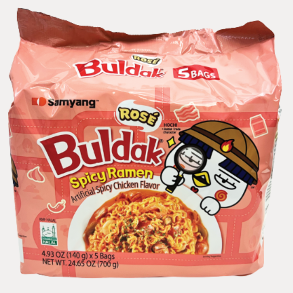 Mi Ga Cay - SAMYANG ROSE SPICY RAMEN 5X4.93OZ