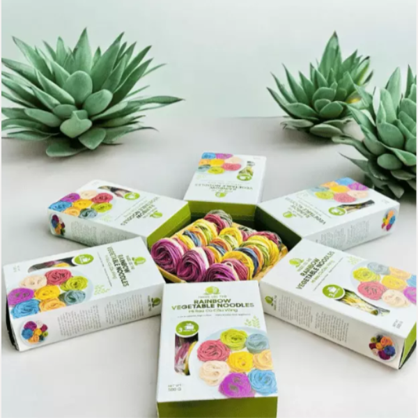 Mì Rau Củ Cầu Vồng 500g -  Rainbow Vegetable Noodles 500g