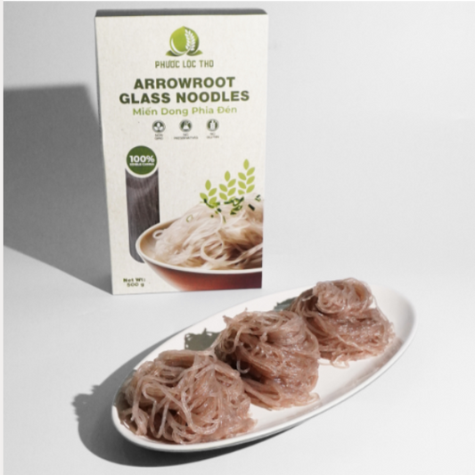 Miếng dong Phia Đén 500g Phước Lộc Thọ - Arrowroot Glass Noodle 500g