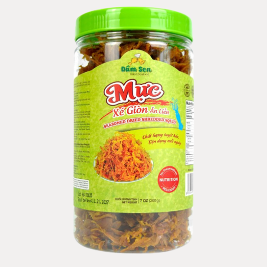 Muc Xe Gion An Lien - Seasoned Dried Shredded Squid 200g
