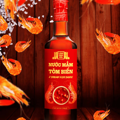 Nước Mắm Làng Chài Xưa Tôm Biển - Shrimp Fish Sauce 750ml