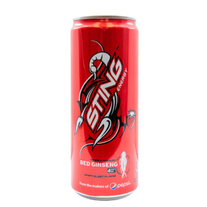 STING Hong Sam Huong Dau - STING ENERGY DRINK (LON) 10.82OZ-1 box 24 lon 32$