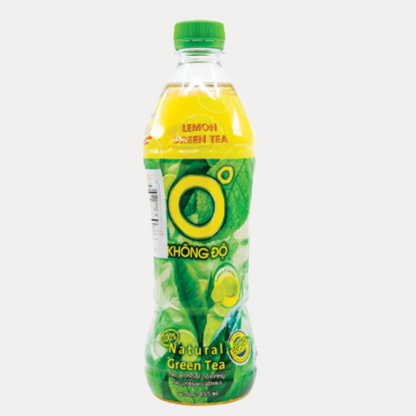 Number One Tra Xanh Khong Do - LEMON GREEN TEA 15.38oz 455ml - box 24 chai $32