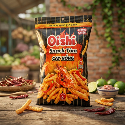 O-12 Oishi Snack Tom Cay Nong 65g
