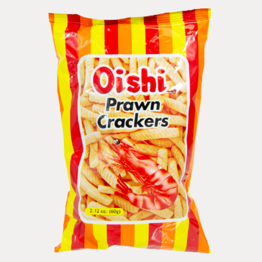 OISHI Snack Tôm - OISHI PRAWN CRACKERS PLAIN 2.11OZ