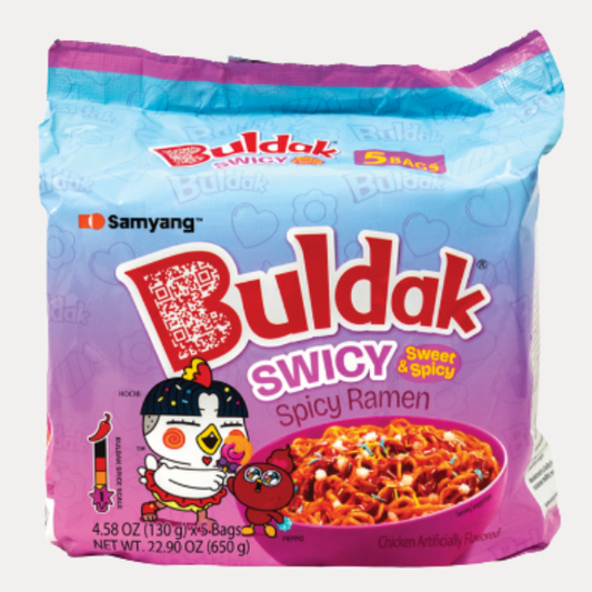 SAMYANG SWEET SPICY RAMEN 5X4.58OZ