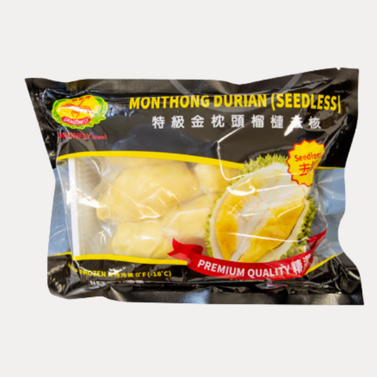 Sau Rieng Thai khong hat - FZ DRAGONFLY DURIAN MEAT (SEEDLESS) 14oz