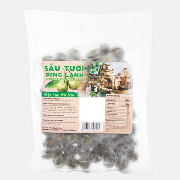 Sau Tuoi Dong Lanh -  Frozen Fresh Dracontomelon 1kg
