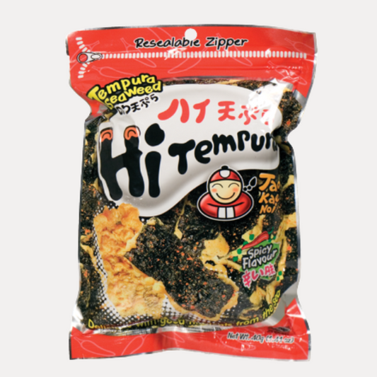 Snack Rong Bien Gion vi Cay Tao Kae Noi - TEMPURA SEAWEED (SPICY) 1.41oz