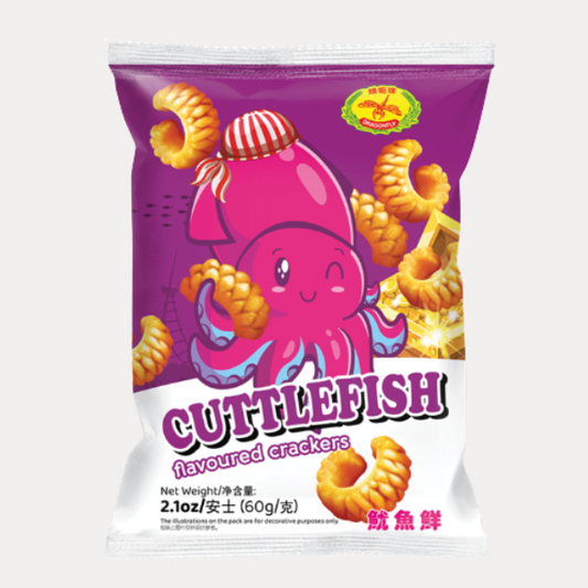 Snack mực - DRAGONFLY CUTTLEFISH CRACKERS 60g
