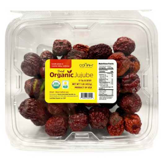 Tao Kho JuJuBe - Dried Organic JuJuBe 453g 1lb