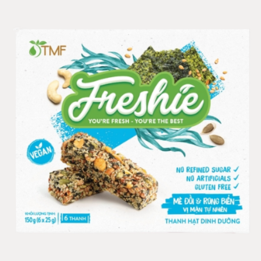 Thanh hat dinh duong me doi & rong bien - Freshie Granola Bar (Seaweed & Sesame) 150g