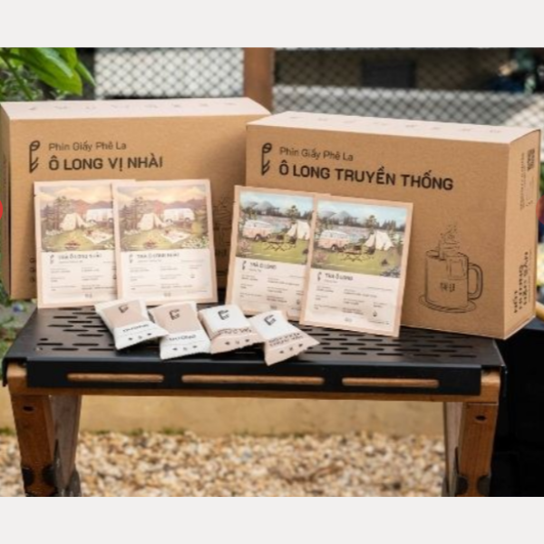 Tra O Long Truyen Thong / Phe La Drip Bag Tea - Traditional Oolong Tea-phin giay pha le 750g