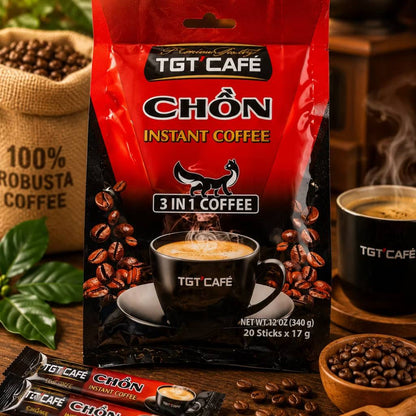 CA PHE CHON / INSTANT COFFEE 3 IN 1, 17 GR X 20 STICKS