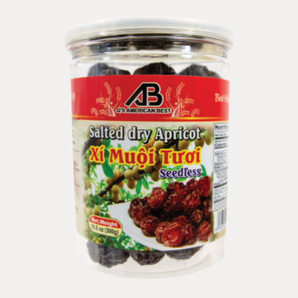 Xi Muoi Tuoi - SALTED DRY APRICOT(SEEDLESS) 10.5OZ
