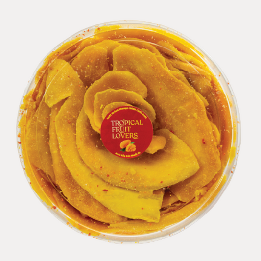 Xoài sấy dẻo muối ớt - TROPICAL DRIED MANGO W/CHILI 16OZ